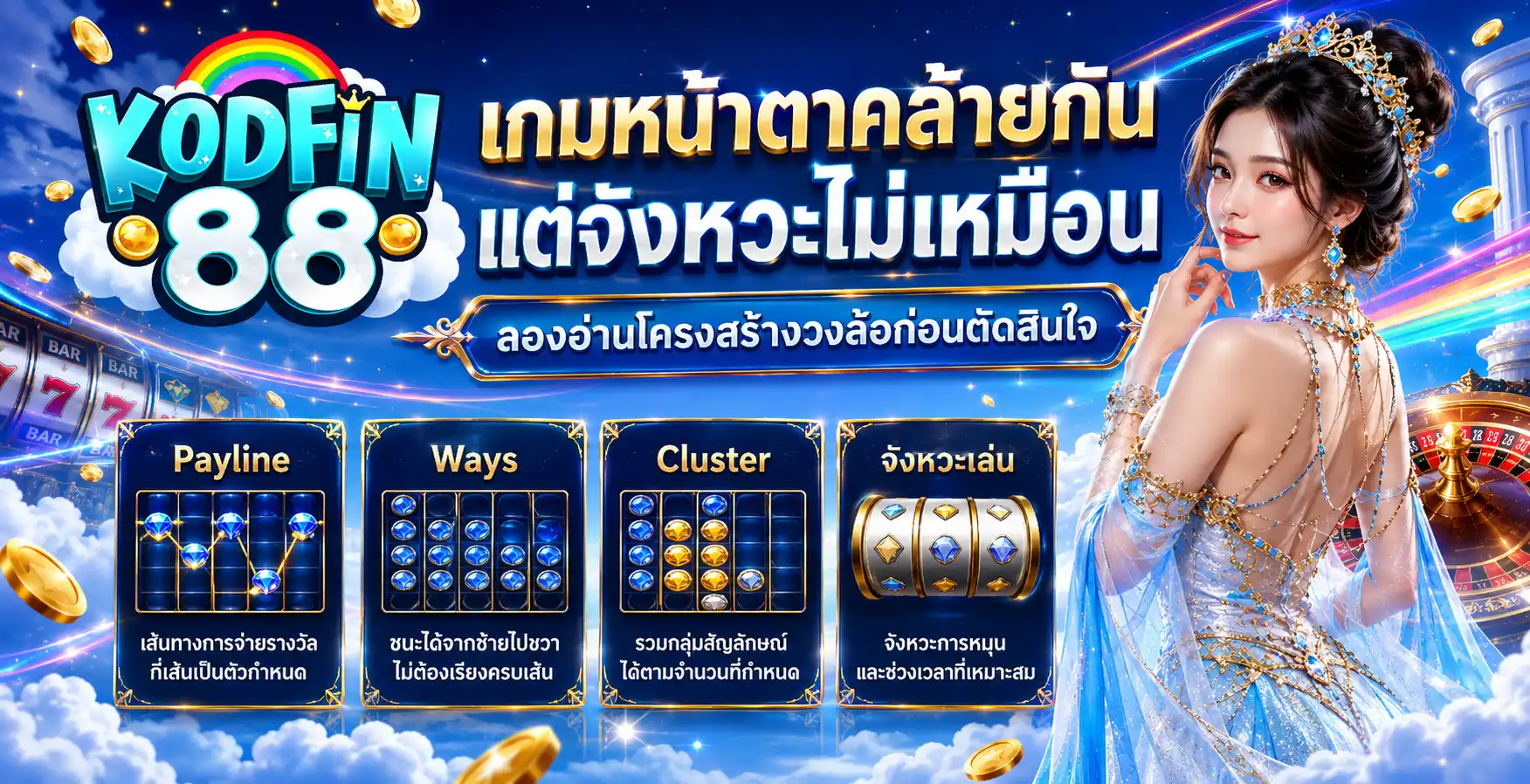 เกมหน้าตาคล้ายกันแต่จังหวะไม่เหมือน ลองอ่านโครงสร้างวงล้อก่อนตัดสินใจ